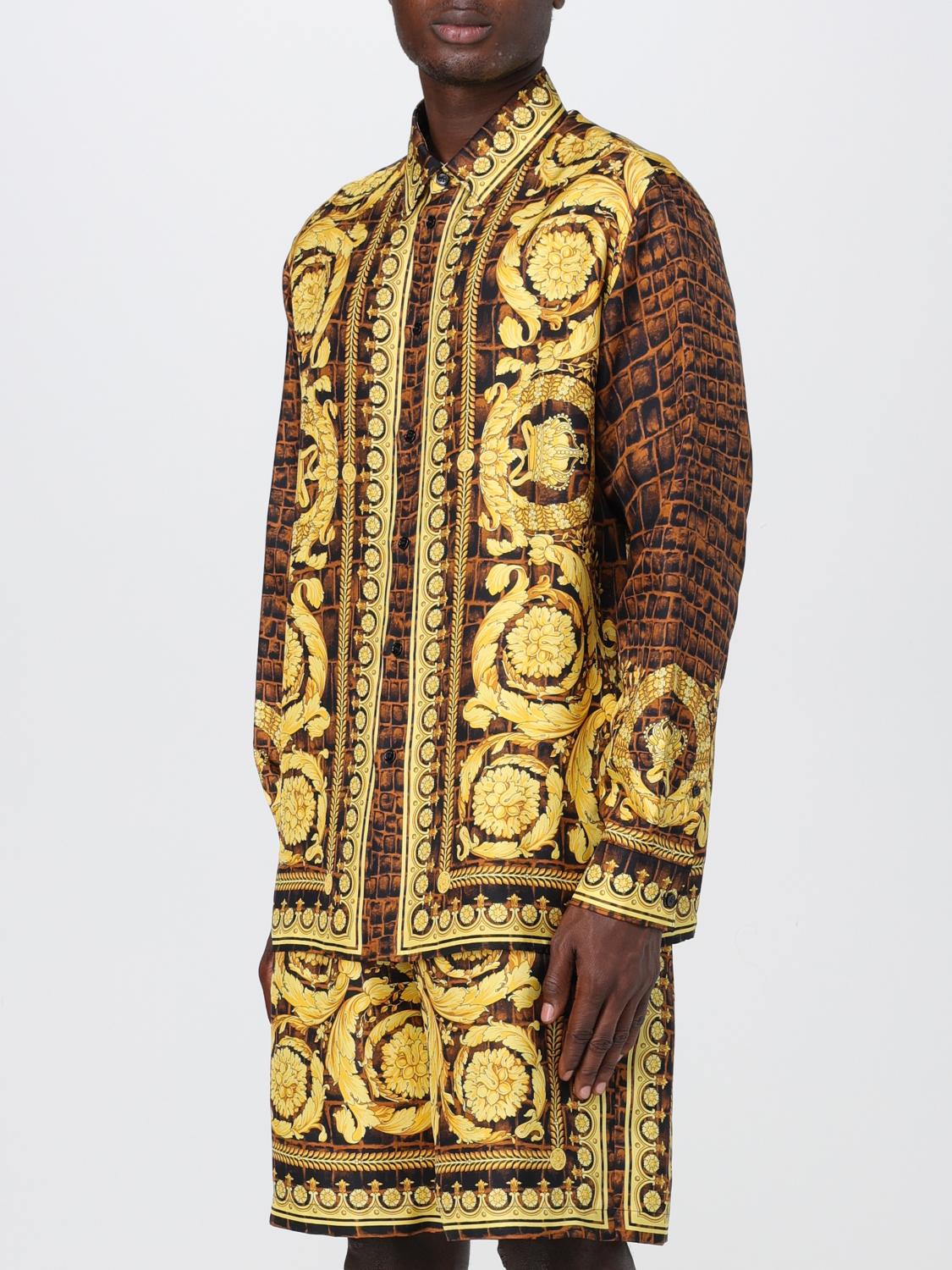 VERSACE SHIRT: Versace silk shirt, Multicolor - Img 4