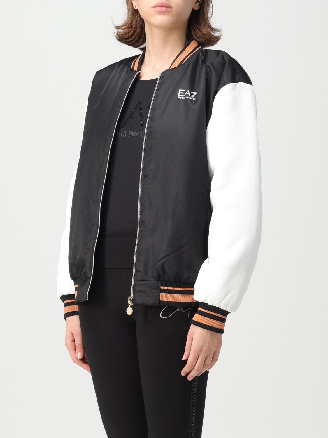 EA7 CHAQUETA: Chaqueta mujer Ea7, Negro - Img 3