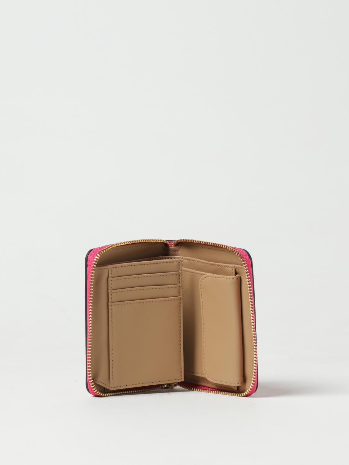 Love Moschino Outlet: wallet in grained leather with metal
