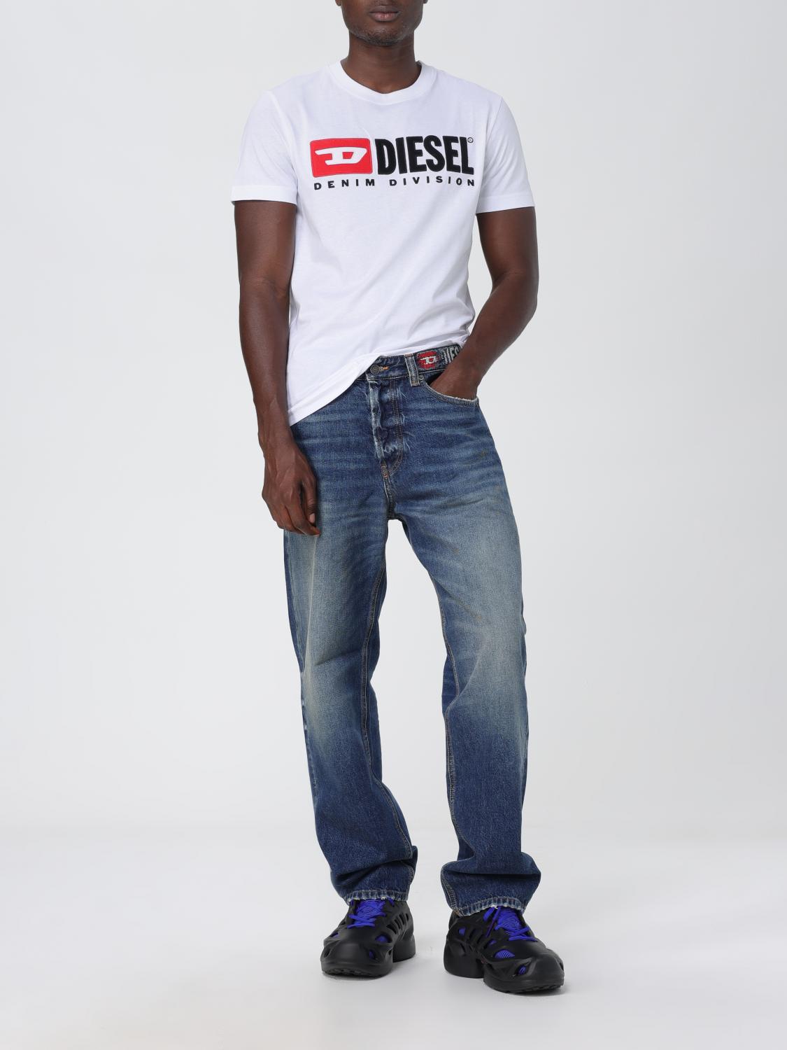 DIESEL T-SHIRT: Diesel cotton t-shirt, White - Img 2