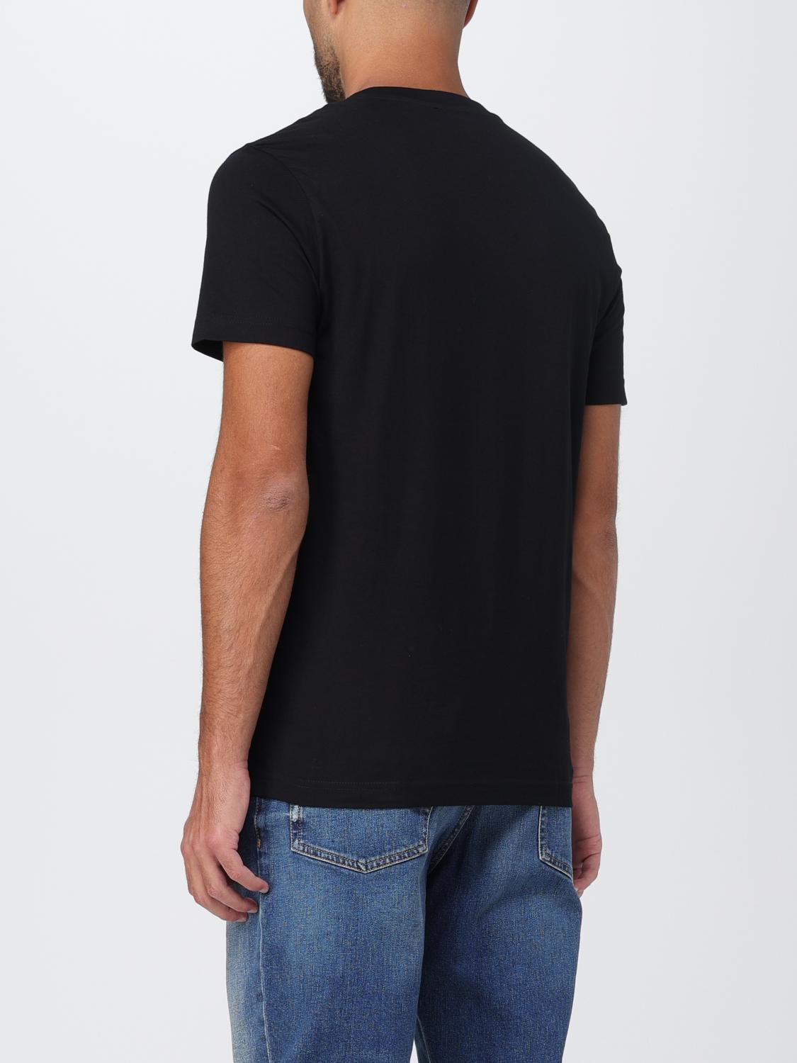 DIESEL T-SHIRT: Diesel cotton t-shirt, Black - Img 3