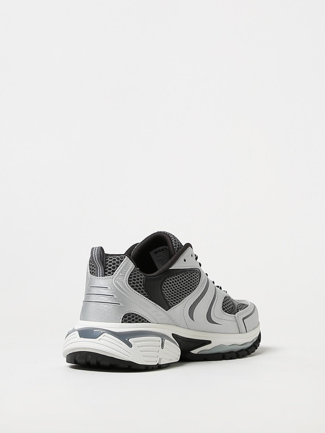 DIESEL SNEAKERS: Diesel S-Serendipity Pro X-1 sneakers in synthetic leather and mesh, Grey - Img 3