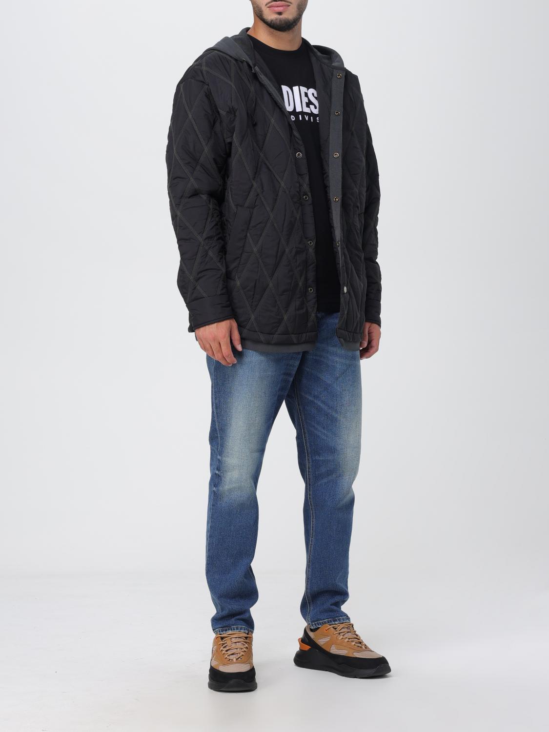 DIESEL：ジャケット メンズ - ブラック | GIGLIO.COMオンラインの