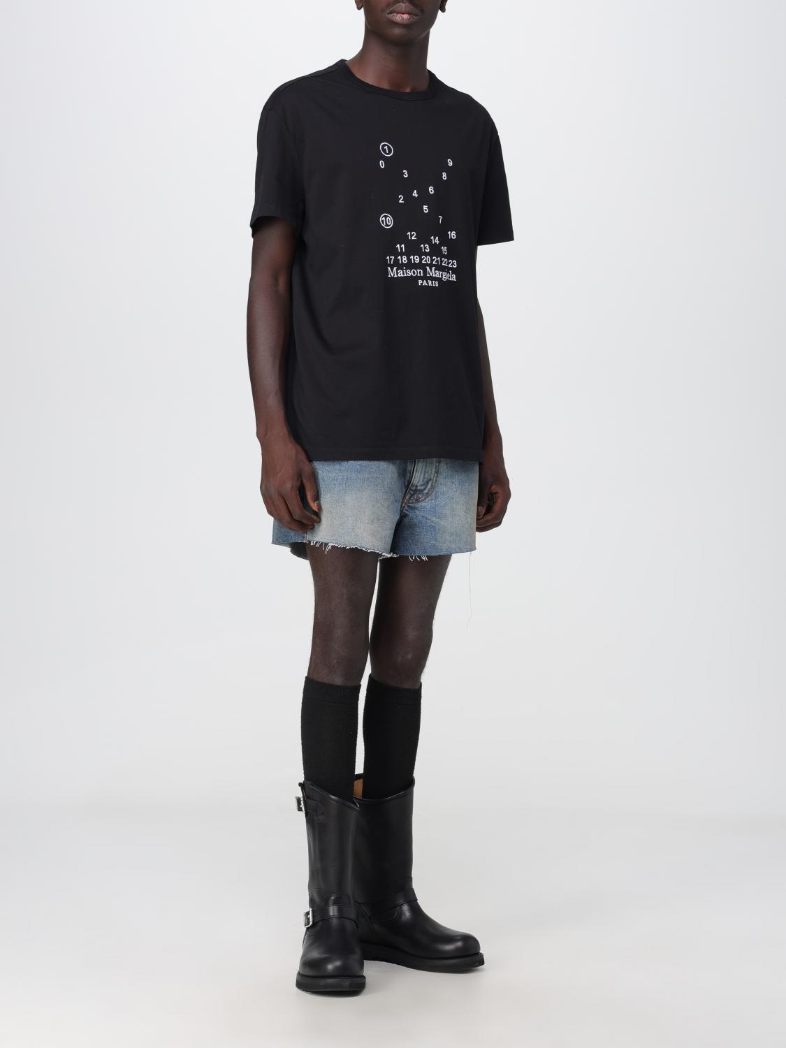 Maison Margiela cotton t-shirt - Black | S50GC0684S22816 | GIGLIO.COM