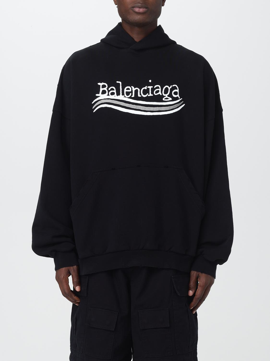 Balenciaga cotton sweatshirt - Black | 739024TNVE9 | GIGLIO.COM Balenciaga cotton sweatshirt - Black | 739024TNVE9 | GIGLIO.COM