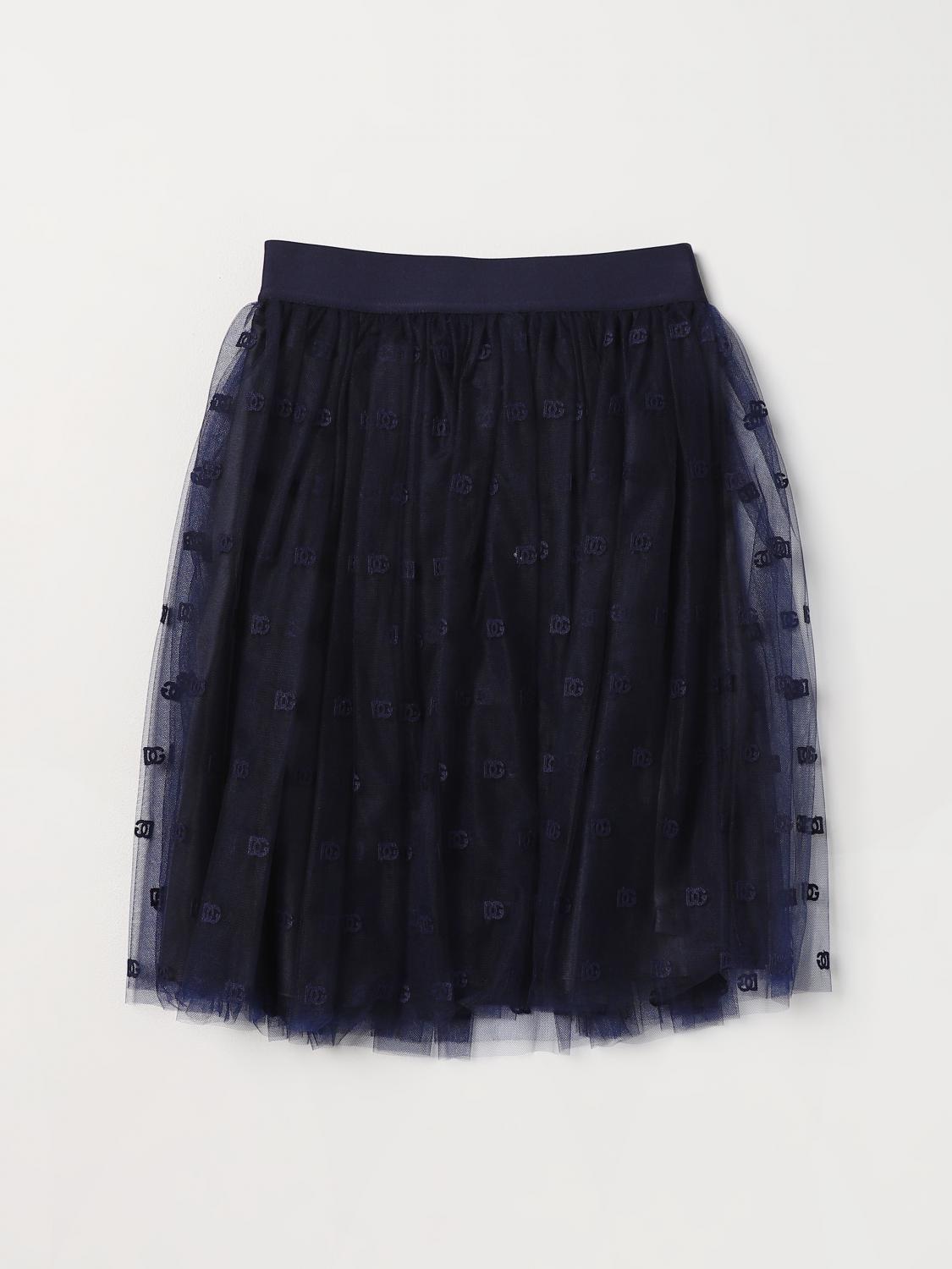 DOLCE & GABBANA FALDA: Falda niños Dolce & Gabbana, Azul Oscuro - Img 2