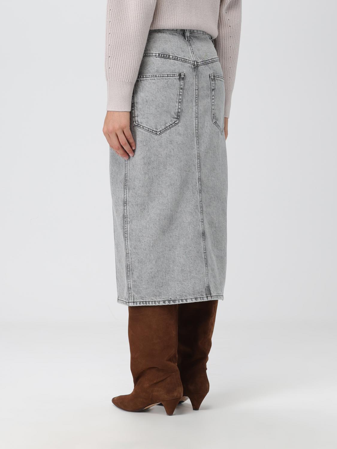 ISABEL MARANT ETOILE FALDA: Falda mujer Isabel Marant Etoile, Gris - Img 3