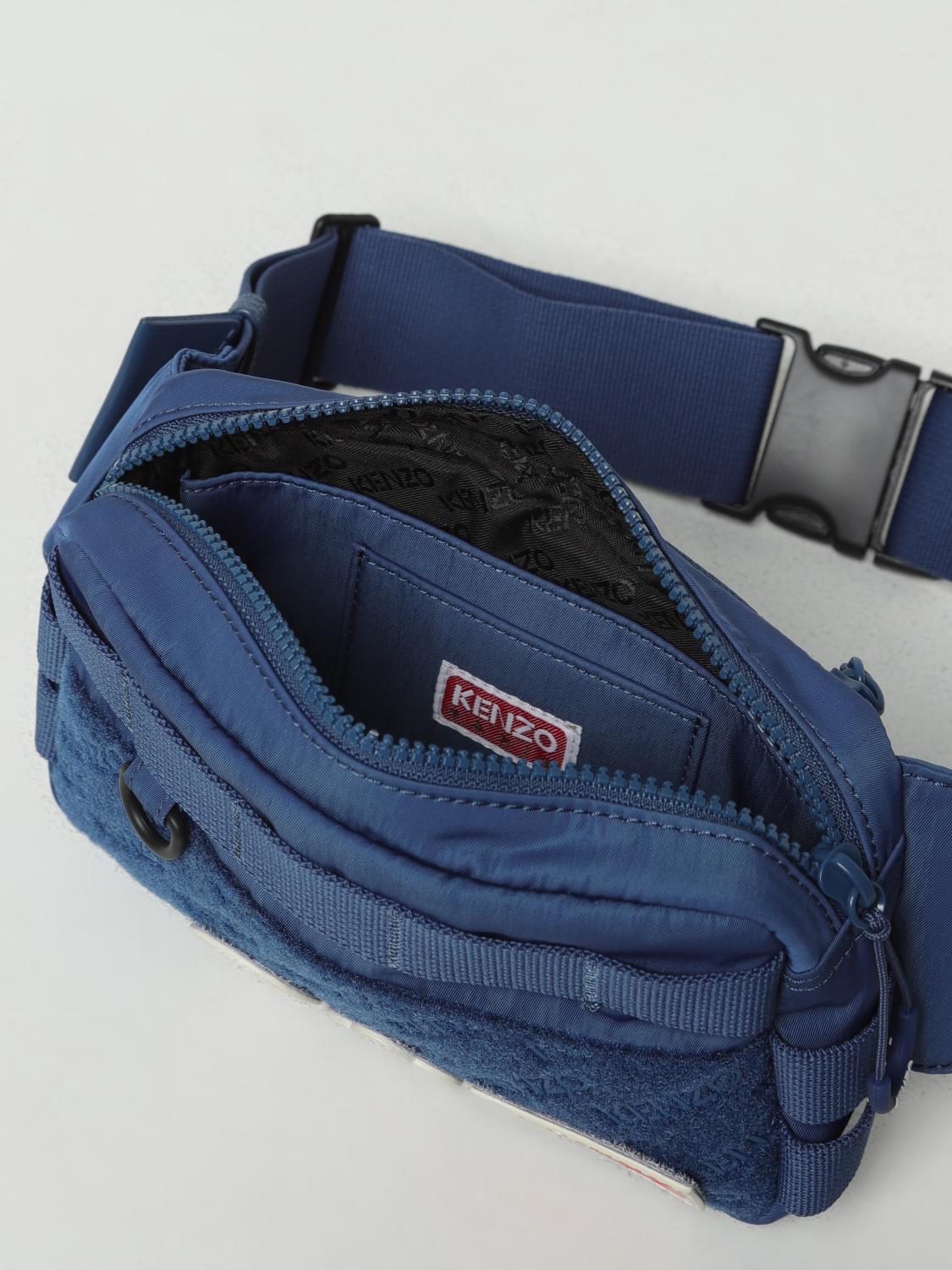 KENZO GÜRTELTASCHE: Tasche herren Kenzo, Blau - Img 4