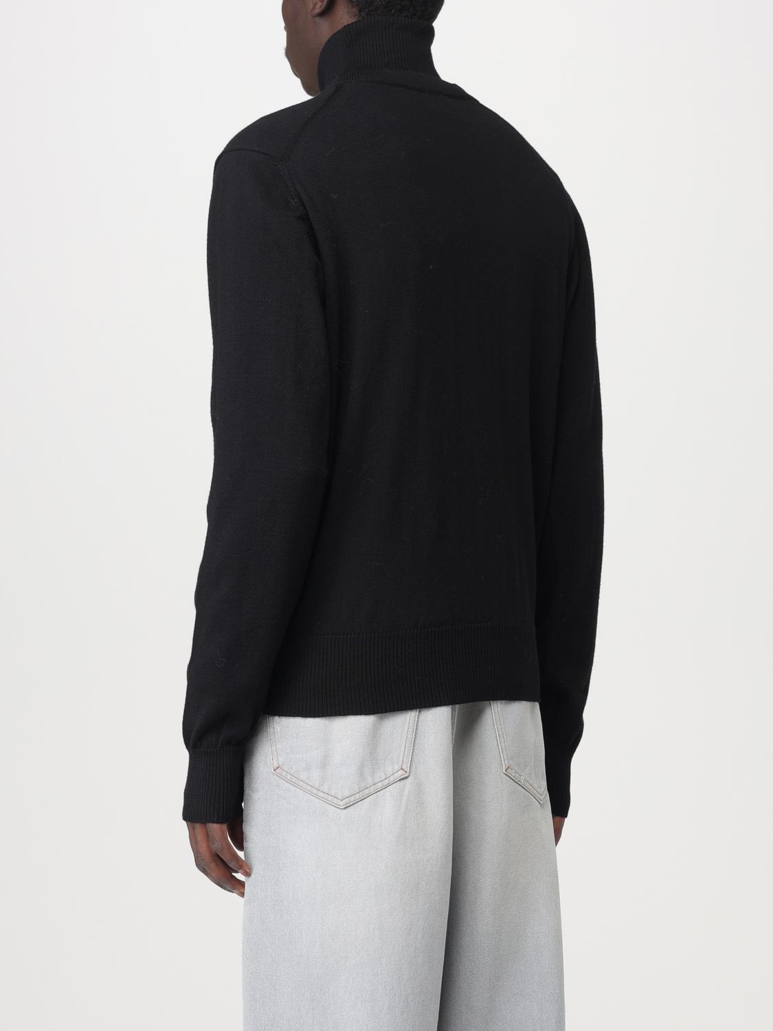AMI PARIS STRICKJACKE: Pullover herren Ami Paris, Grau - Img 3