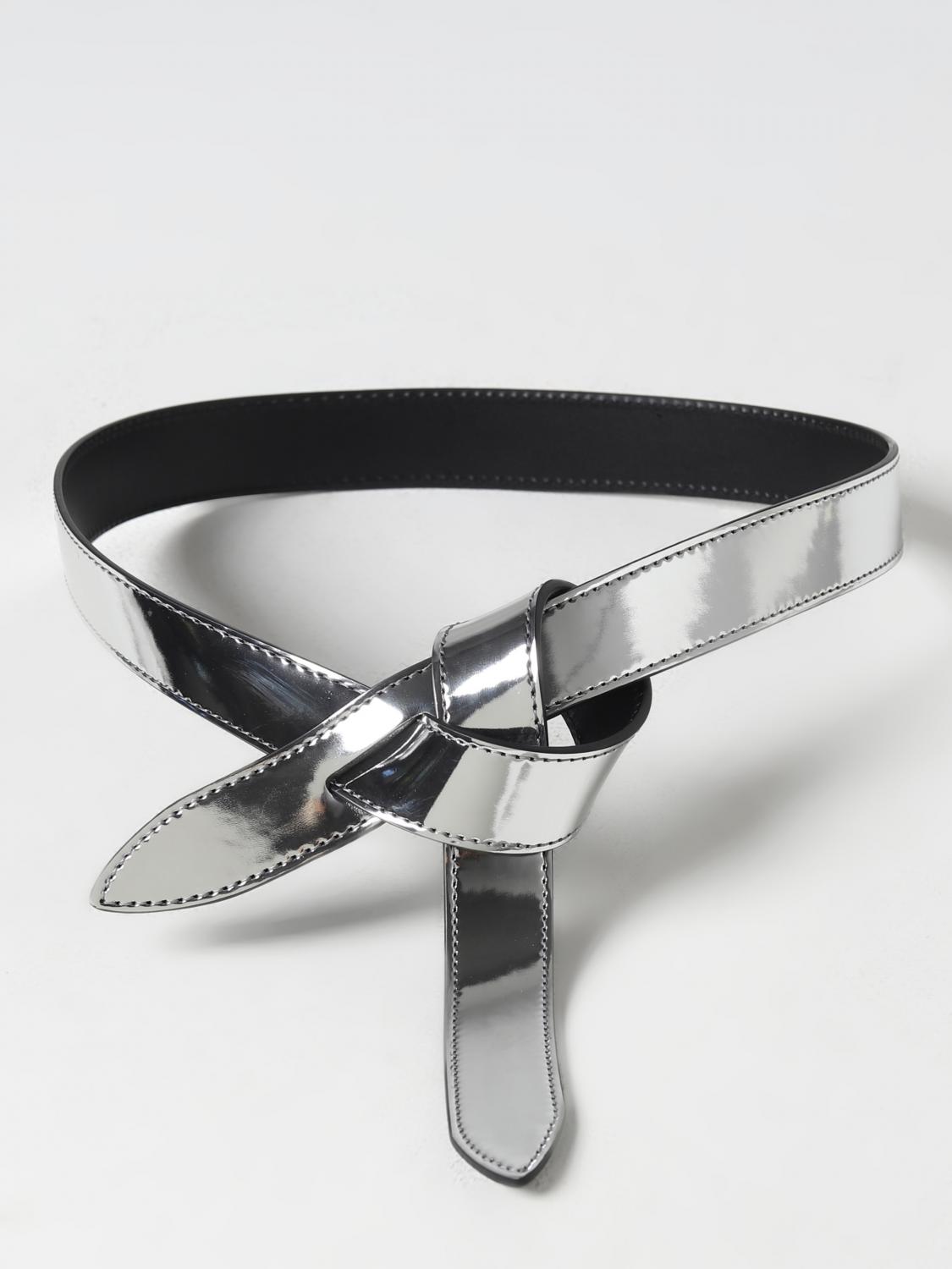 Isabel Marant Lecce belt in laminated patent leather  display picture 3