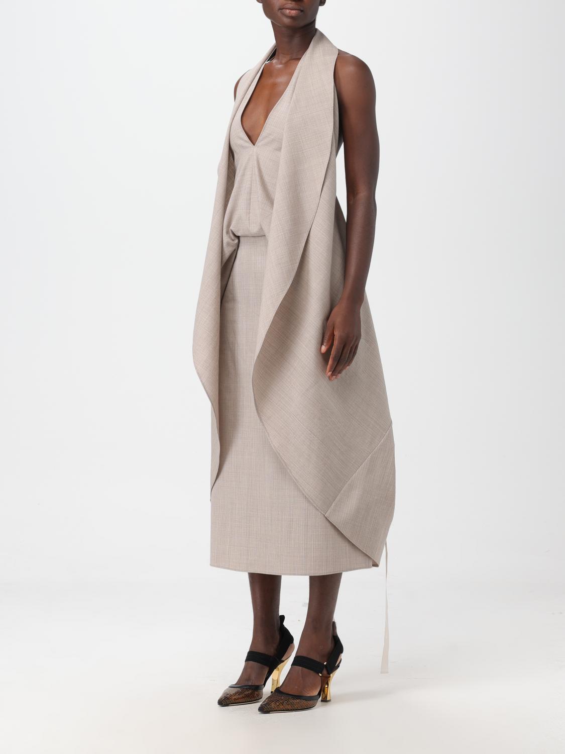 FENDI VESTIDO: Vestido mujer Fendi, Beige - Img 4