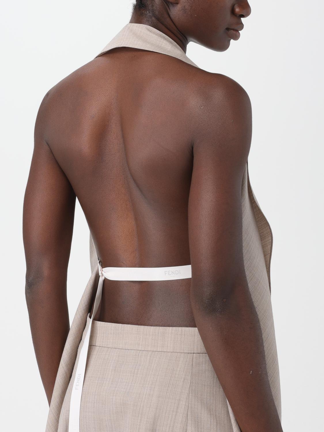FENDI VESTIDO: Vestido mujer Fendi, Beige - Img 5