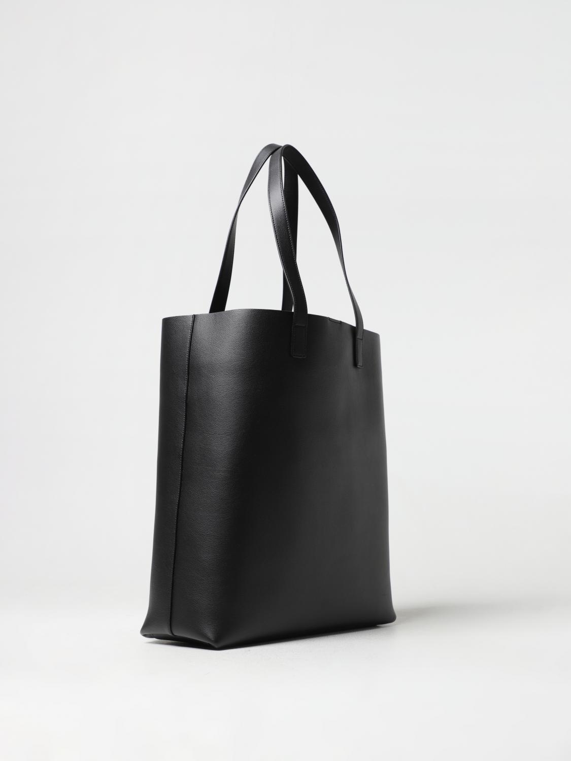 SAINT LAURENT BORSA: Borsa Saint Laurent in pelle a micro grana, Nero - Img 3