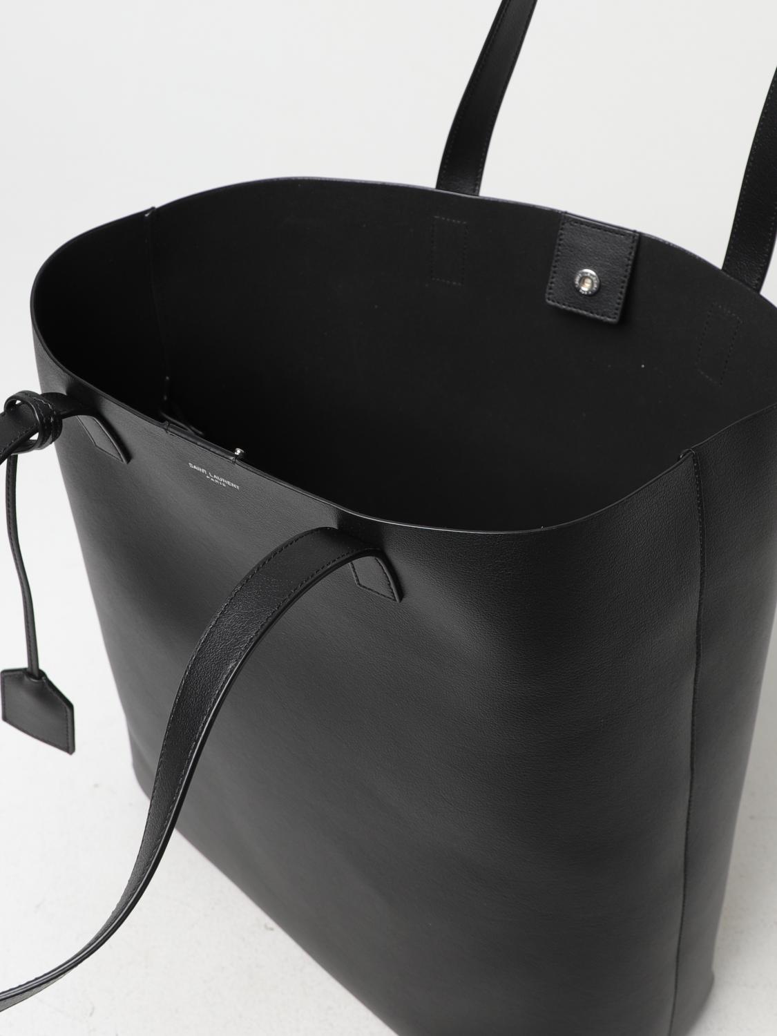 SAINT LAURENT BORSA: Borsa Saint Laurent in pelle a micro grana, Nero - Img 5