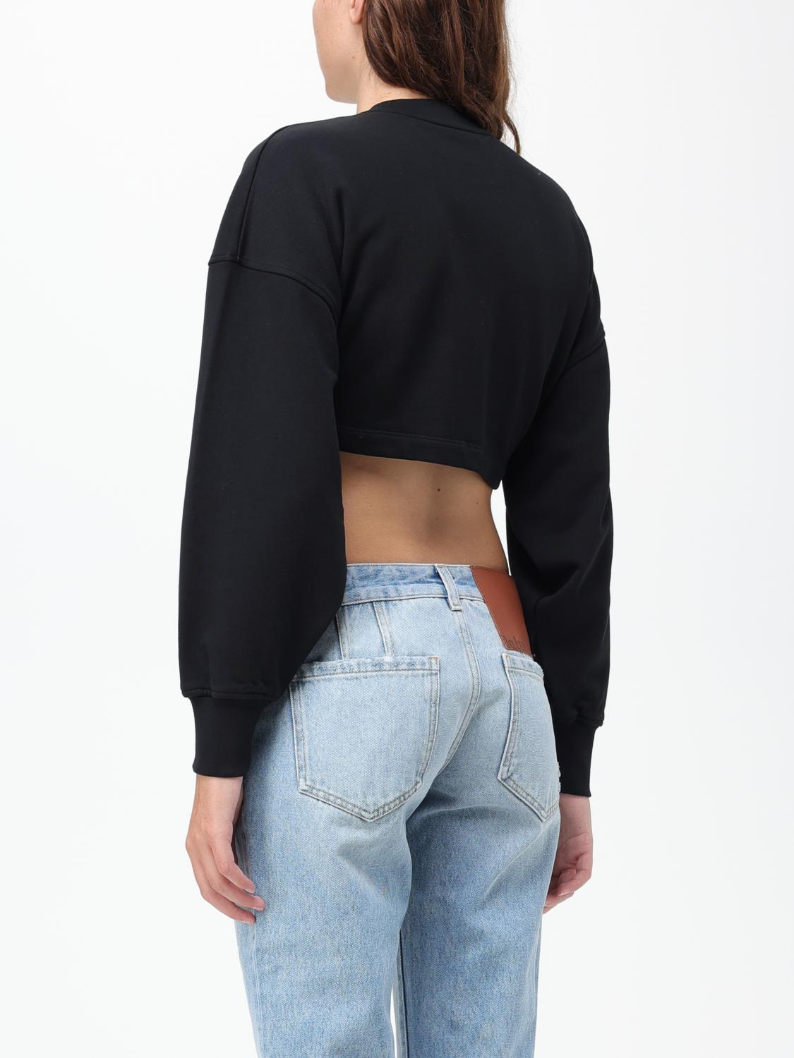 PALM ANGELS SWEATSHIRT: Pullover damen Palm Angels, Schwarz - Img 3