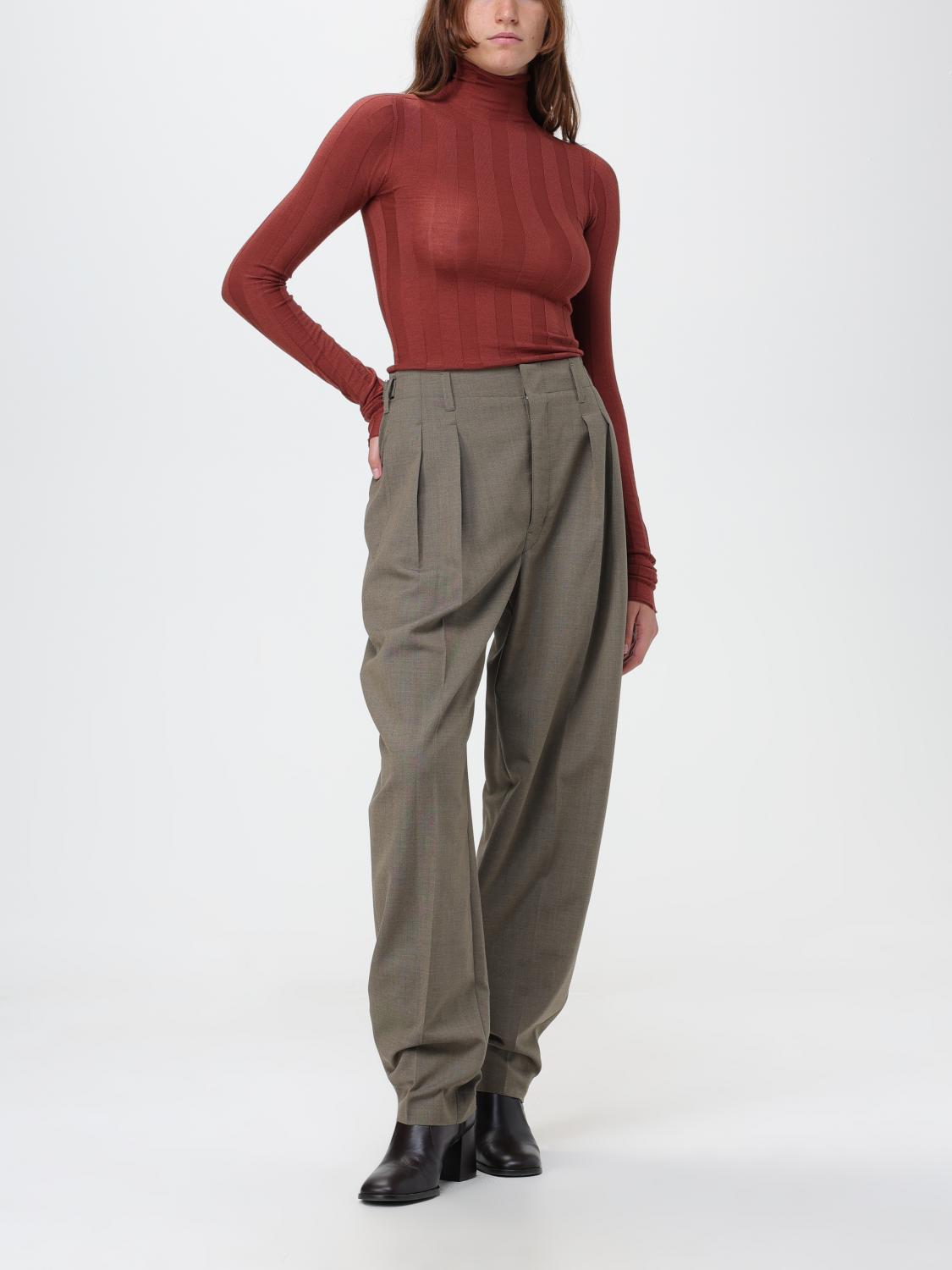 Lemaire パンツ レディース - ベージュ | PA1042LF414 | GIGLIO.COM