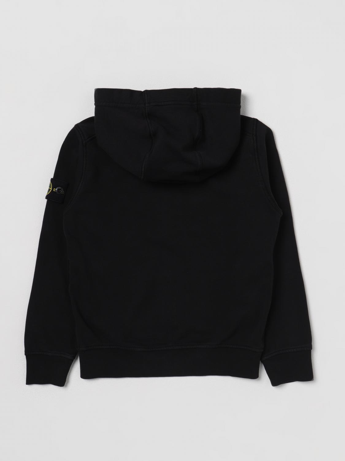 STONE ISLAND JUNIOR PULLOVER: Pullover kinder Stone Island Junior, Schwarz - Img 2