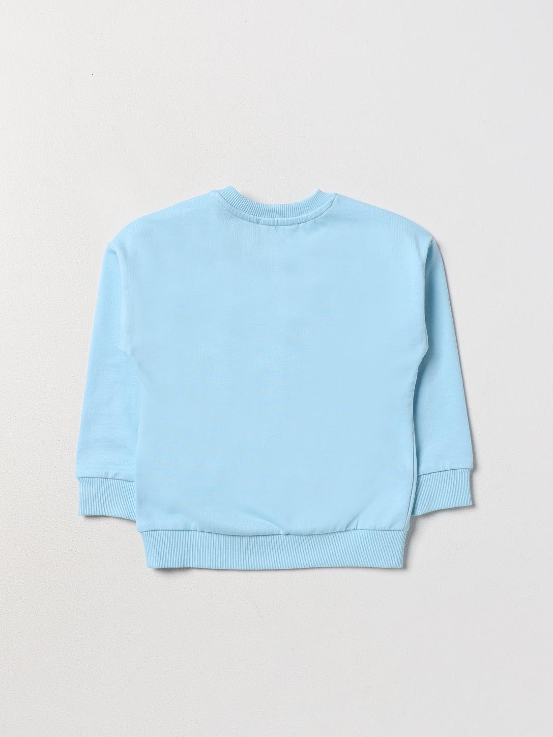 MOSCHINO PULL: Pull enfant Moschino Baby, Bleu Ciel - Img 2