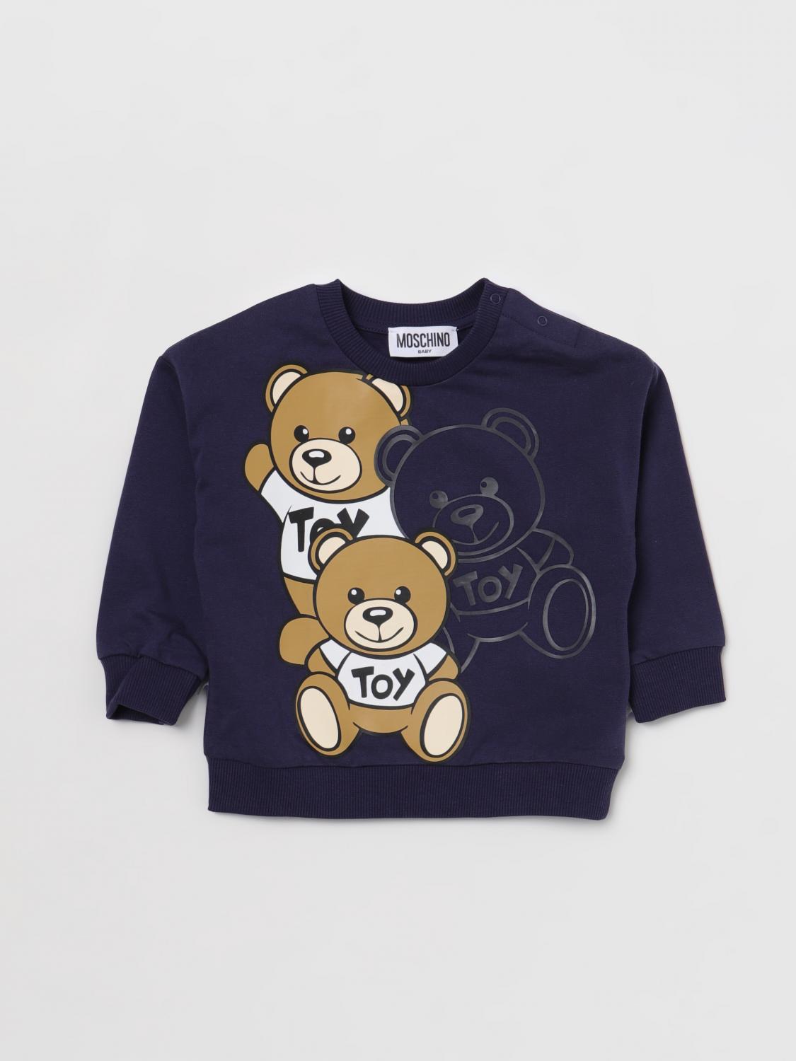 MOSCHINO PULL: Pull enfant Moschino Baby, Marine - Img 1