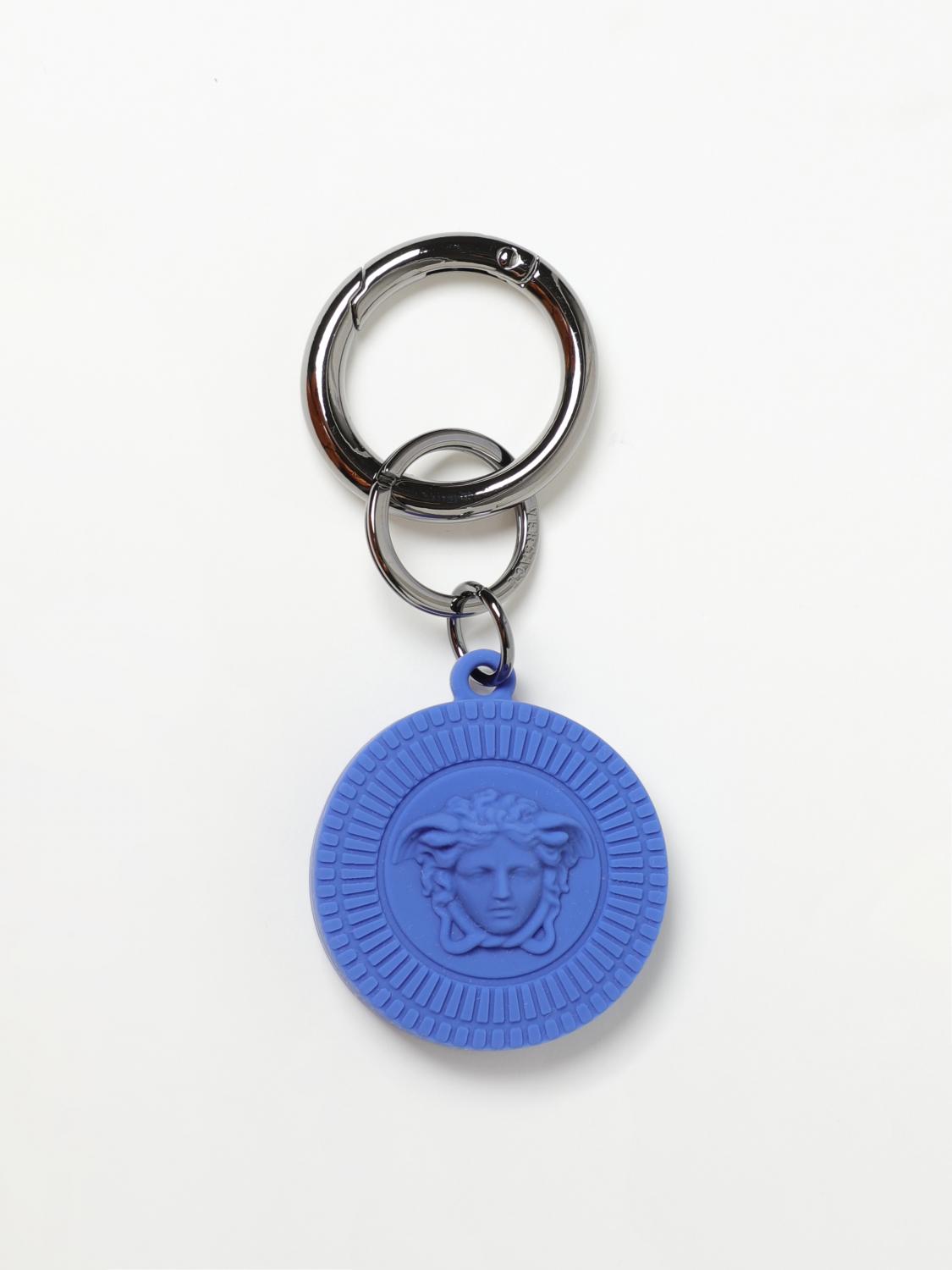 VERSACE LLAVERO: Llaveros hombre Versace, Azul Oscuro - Img 1