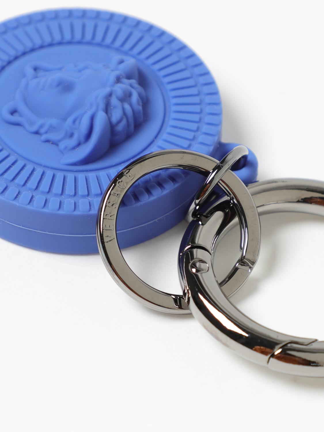 VERSACE LLAVERO: Llaveros hombre Versace, Azul Oscuro - Img 2