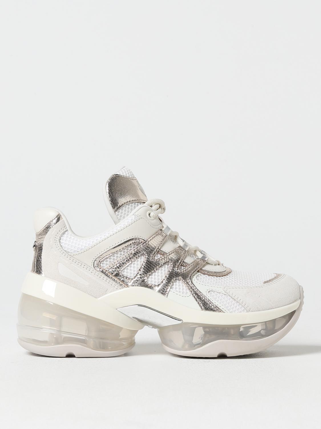 Michael kors olympia sneakers white on sale