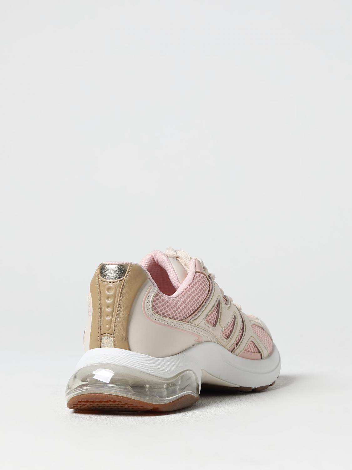 Michael Kors Kit sneakers in leather and mesh - Pink | 43F3KIFS4D