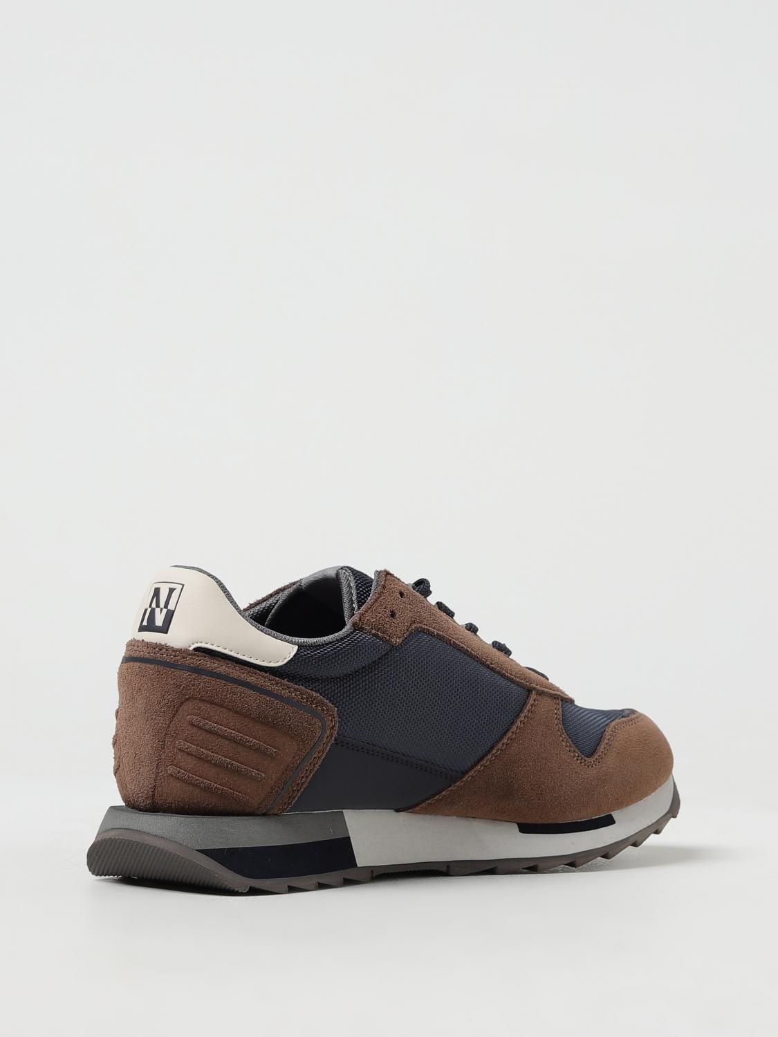 NAPAPIJRI SNEAKERS: Sneakers Virtus Napapijri in suede e tessuto, Marrone - Img 3