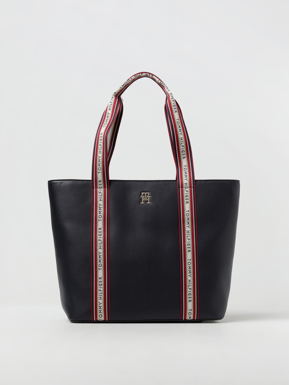 TOMMY HILFIGER shops burgundy TOTE Shopper bag