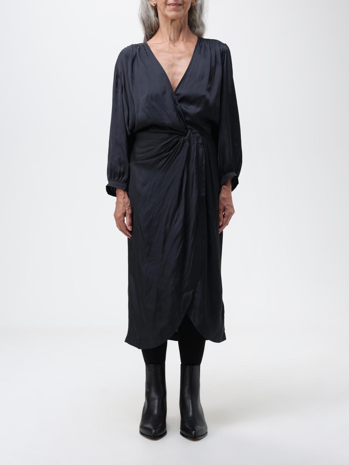 zadig and voltaire black silk dress ZADIG & VOLTAIRE | Renzo Satin Dress