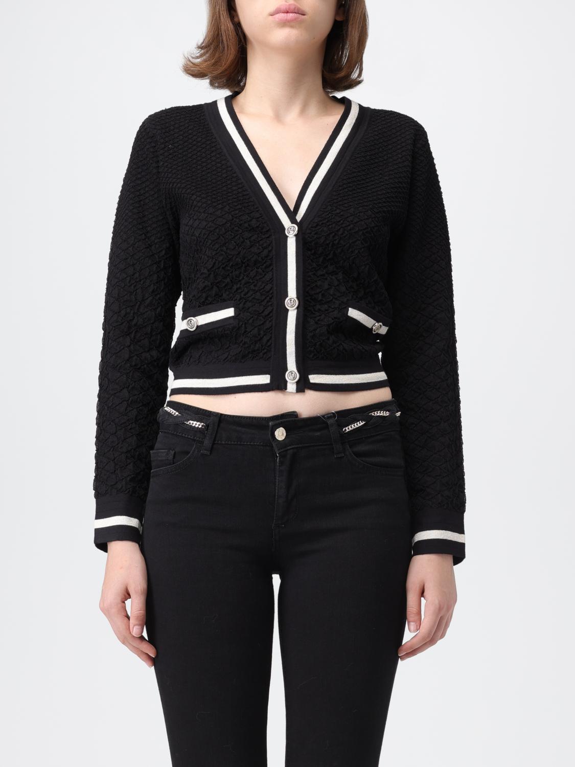LIU JO PULLOVER: Pullover damen Liu Jo, Schwarz - Img 1