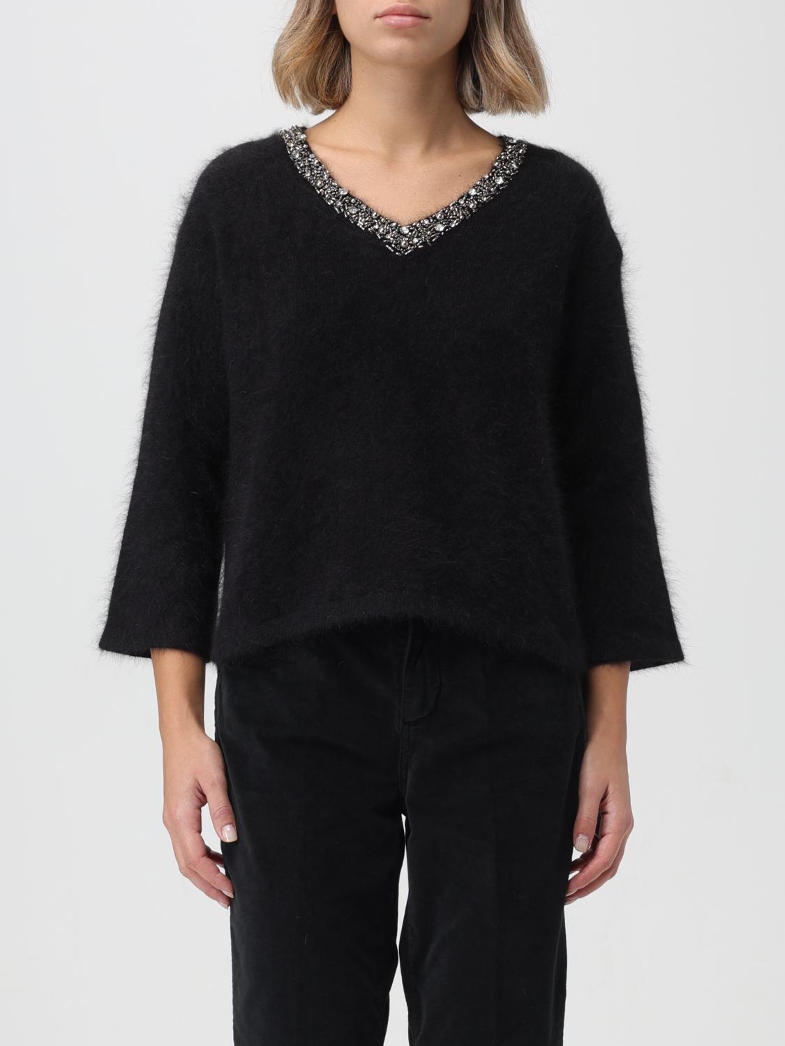 LIU JO PULLOVER: Pullover damen Liu Jo, Schwarz - Img 1