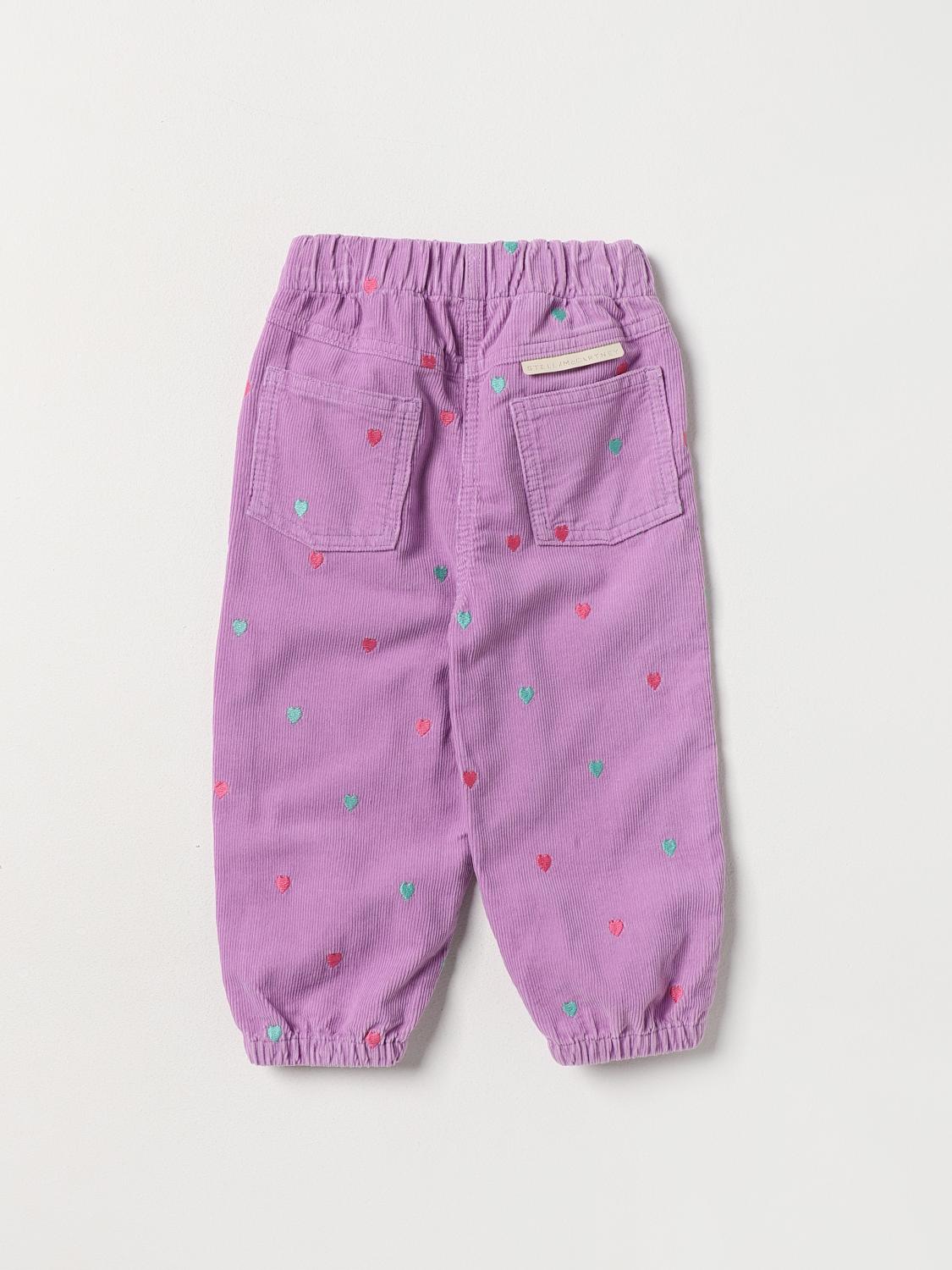 STELLA MCCARTNEY KIDS 팬츠: 팬츠 남아 Stella McCartney Kids, 바이올렛 - Img 2