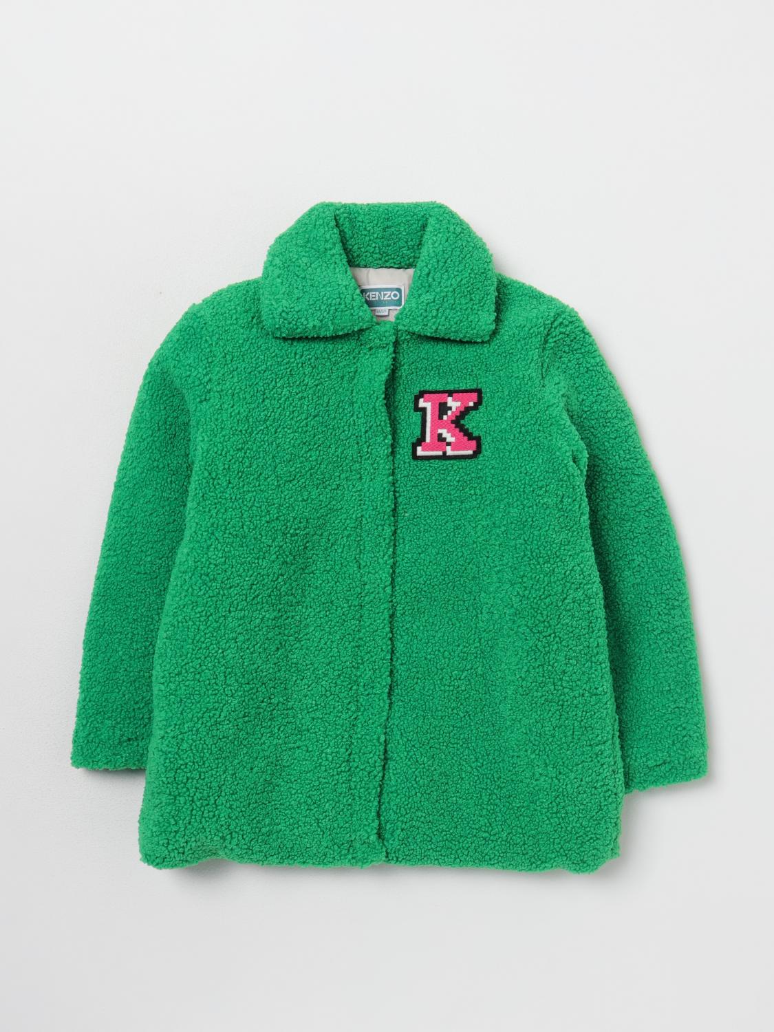 KENZO KIDS：コート ボーイ - グリーン | GIGLIO.COMオンラインのKenzo 
