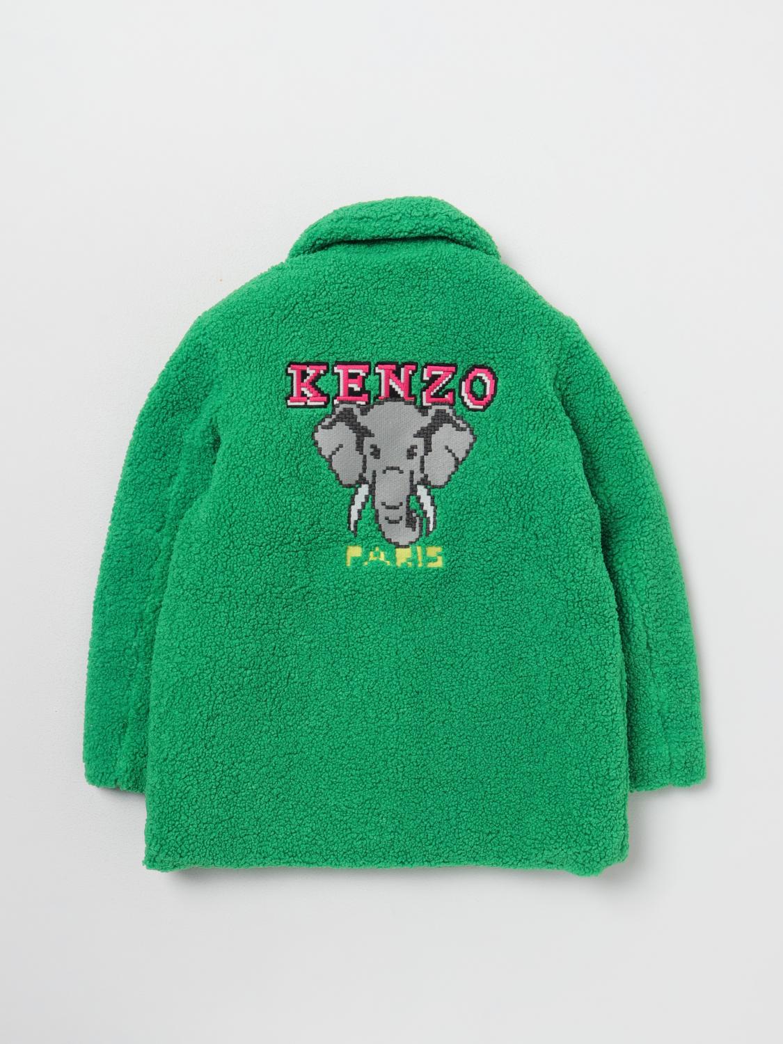 Kenzo Kids コート ボーイ - グリーン | K16098 | GIGLIO.COM