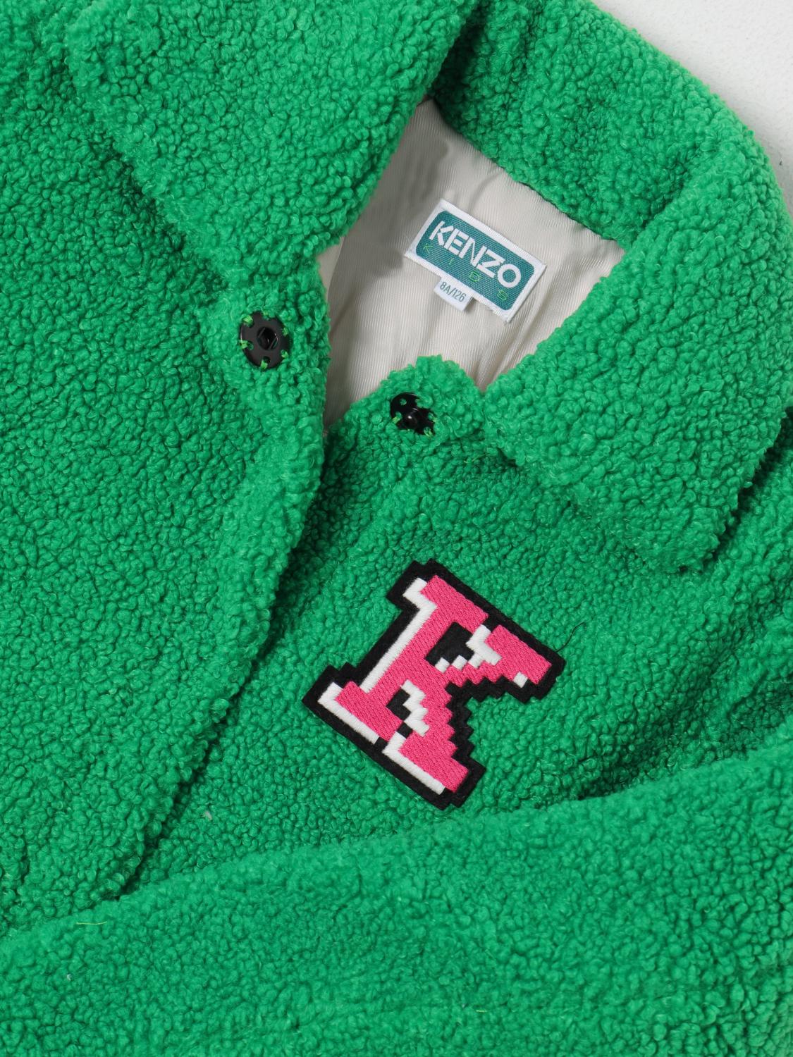 Kenzo Kids コート ボーイ - グリーン | K16098 | GIGLIO.COM