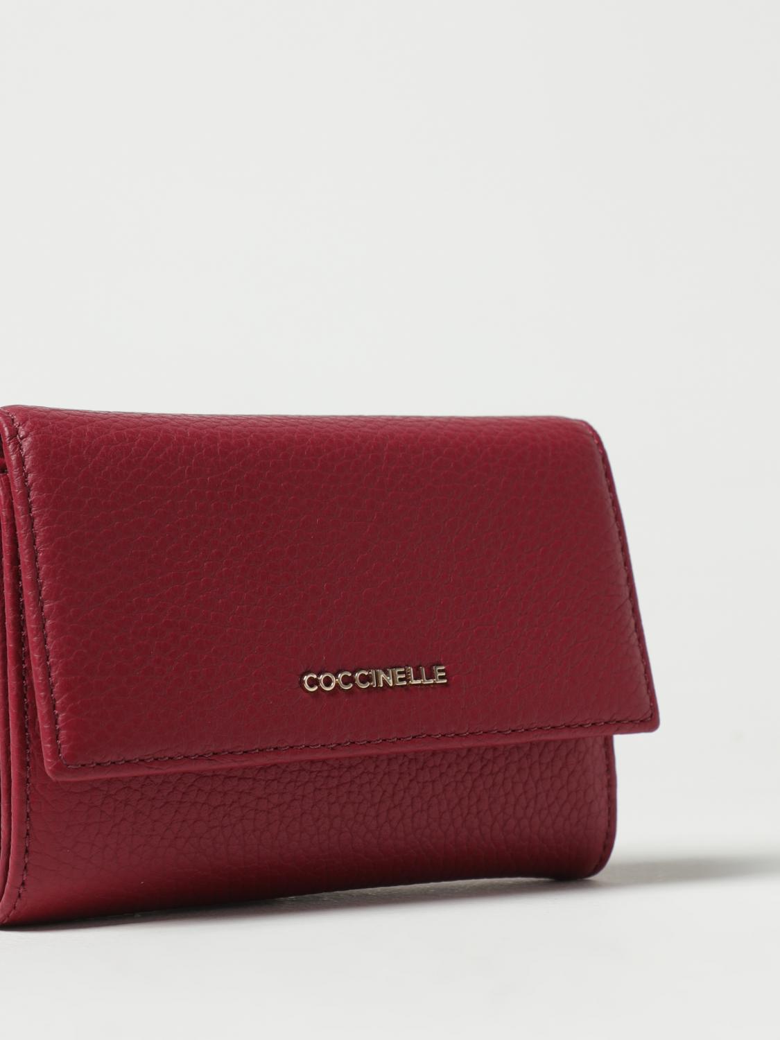 COCCINELLE WALLET: Wallet woman Coccinelle, Red - Img 4