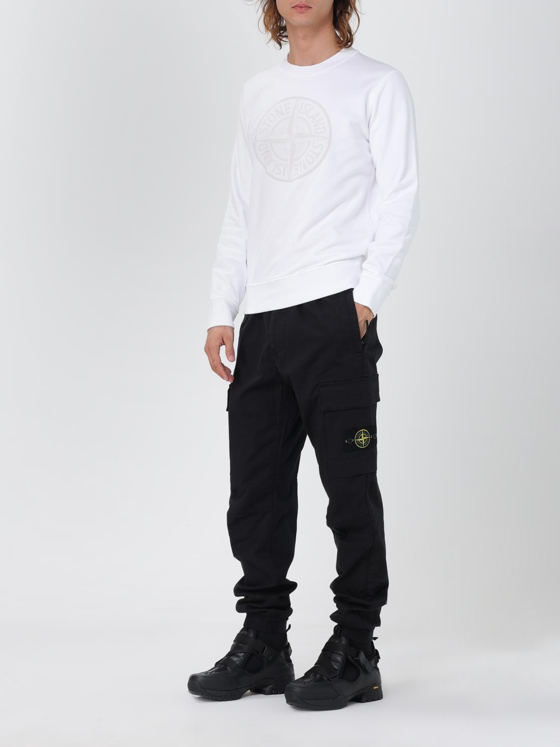 STONE ISLAND SWEATSHIRT: Sweatshirt herren Stone Island, Weiß - Img 2