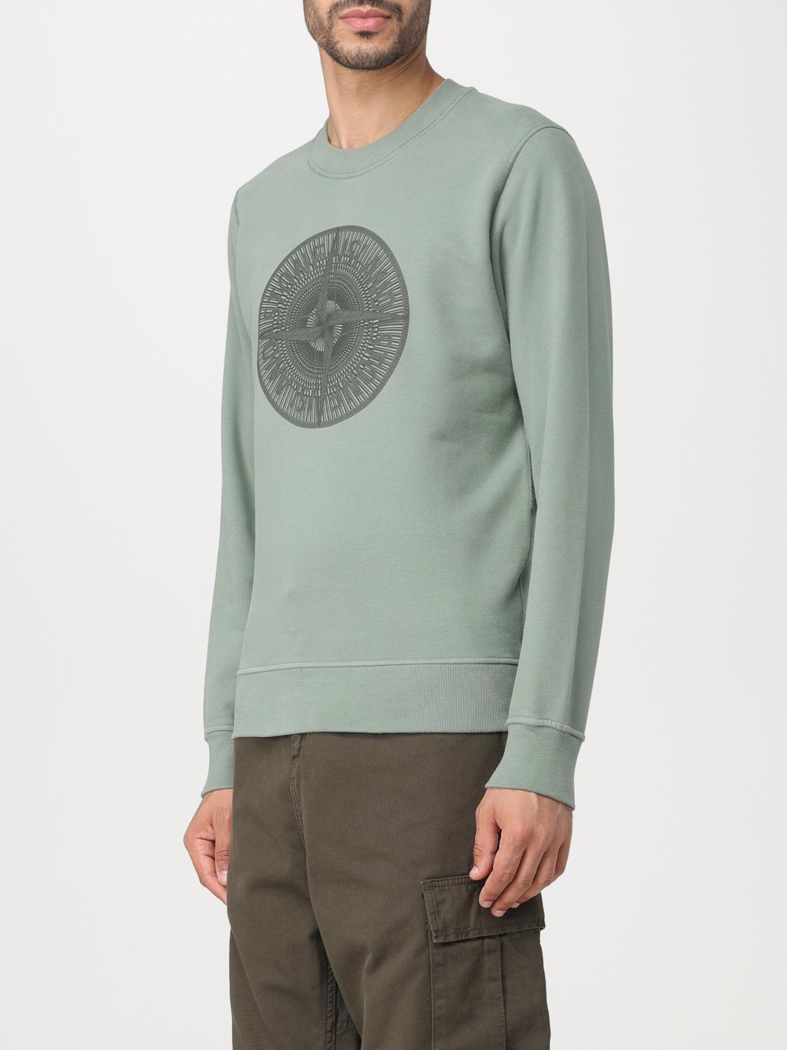 STONE ISLAND 스웨트셔츠: 스웨트셔츠 남성 Stone Island, 그린 - Img 4