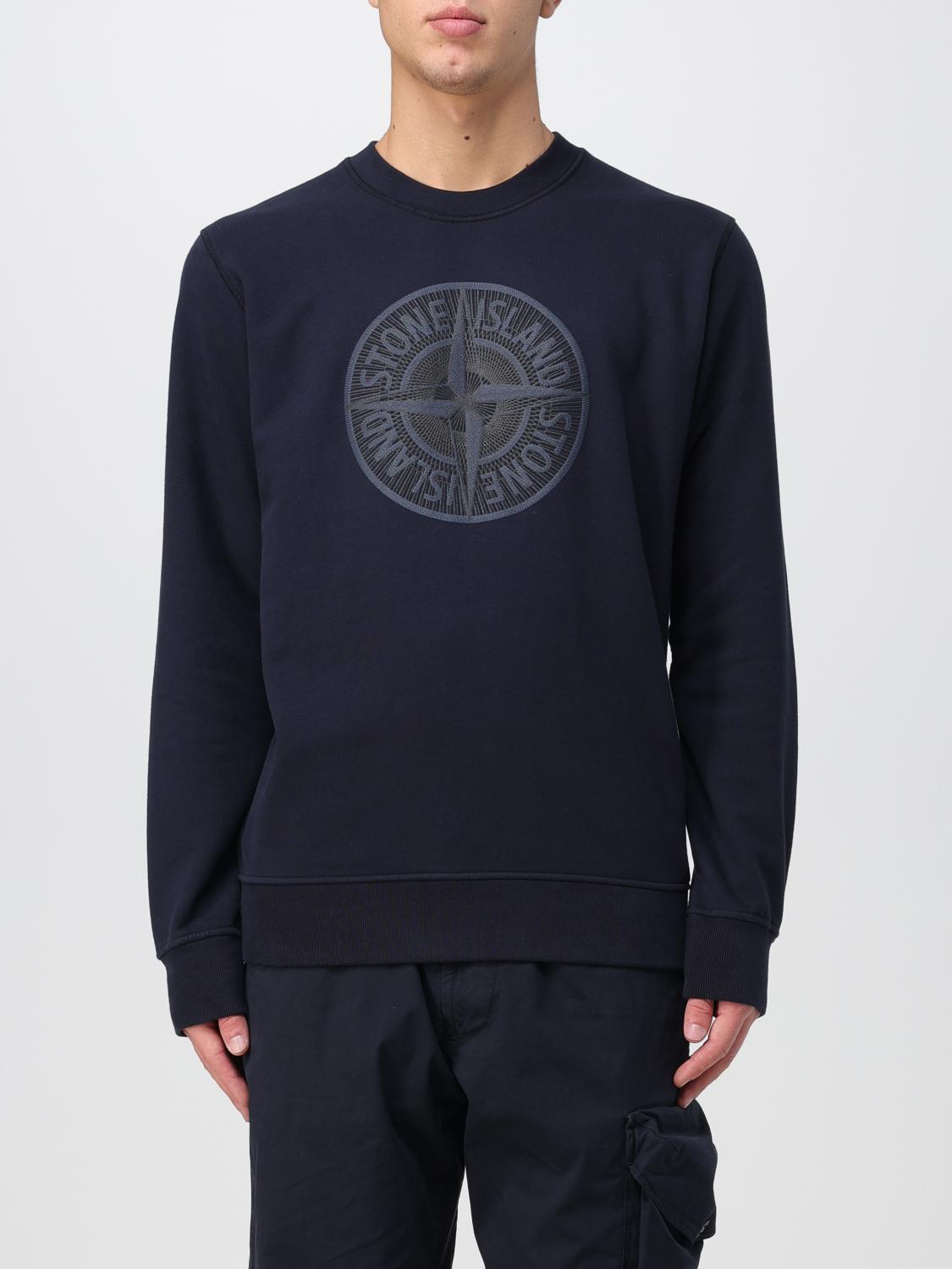 STONE ISLAND SWEATSHIRT: Sweatshirt men Stone Island, Navy - Img 1