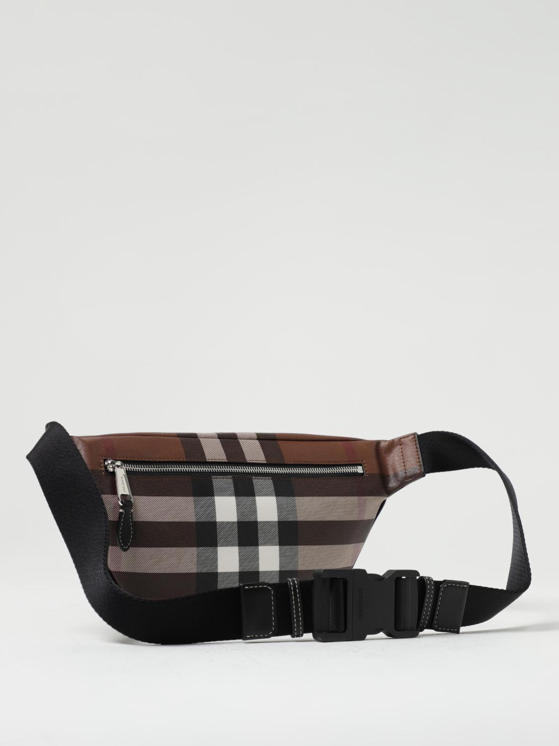 BURBERRY MARSUPIO: Marsupio Cason Burberry in cotone spalmato, Beige - Img 2