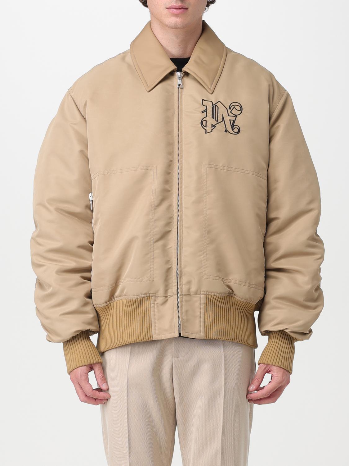 PALM ANGELS: Jacket men - Beige | Palm Angels jacket