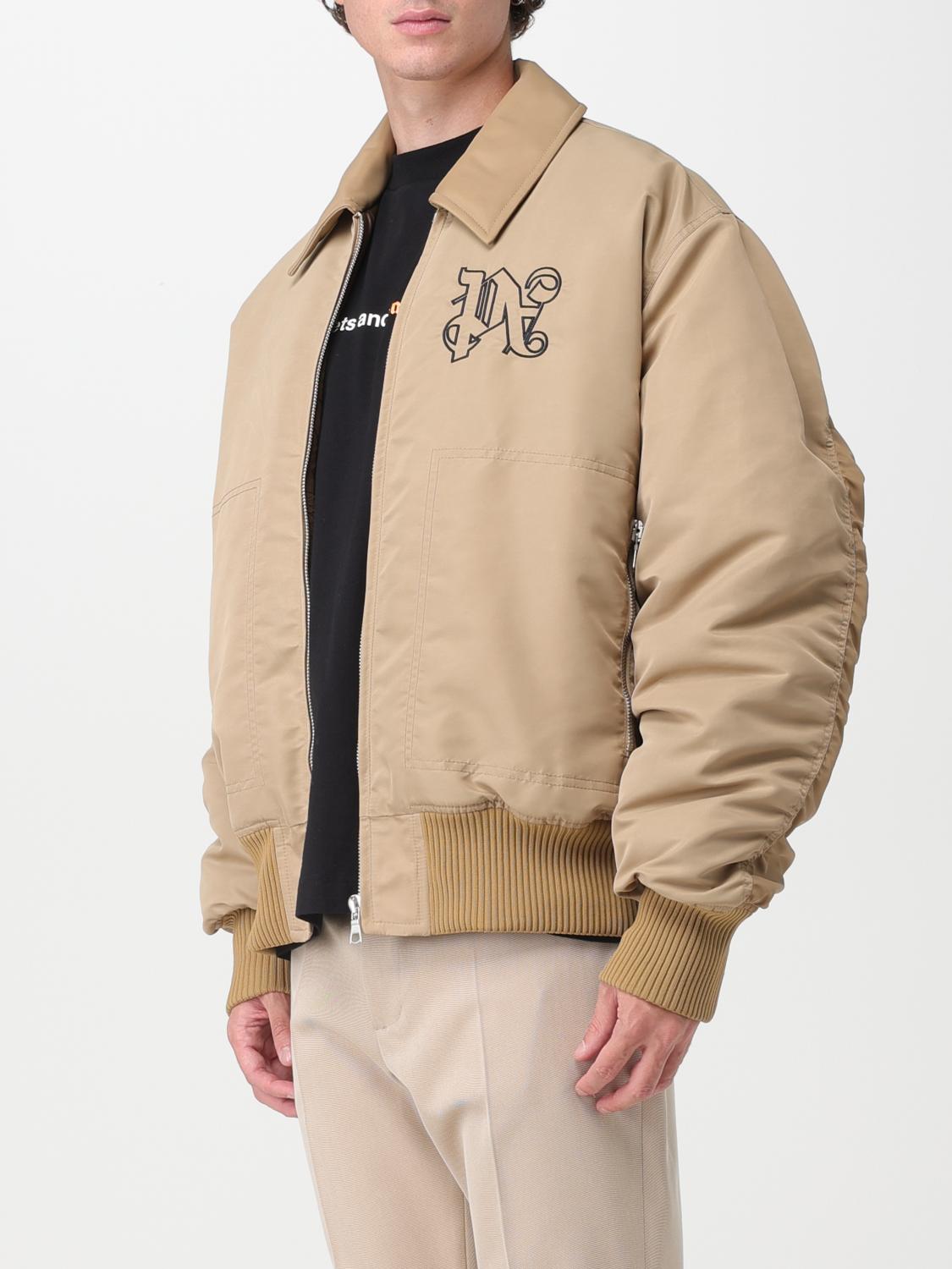 PALM ANGELS: Jacket men - Beige | Palm Angels jacket