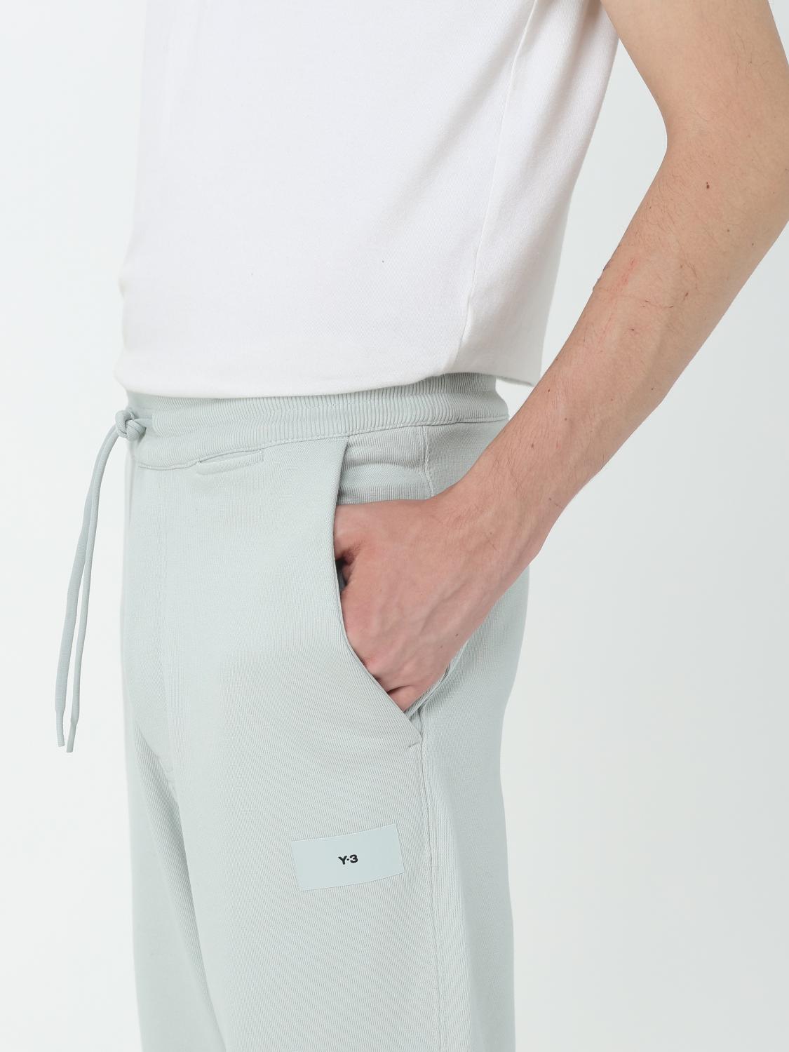 Y-3 PANTALONI: Pantalone Y-3 in cotone, Grigio - Img 3