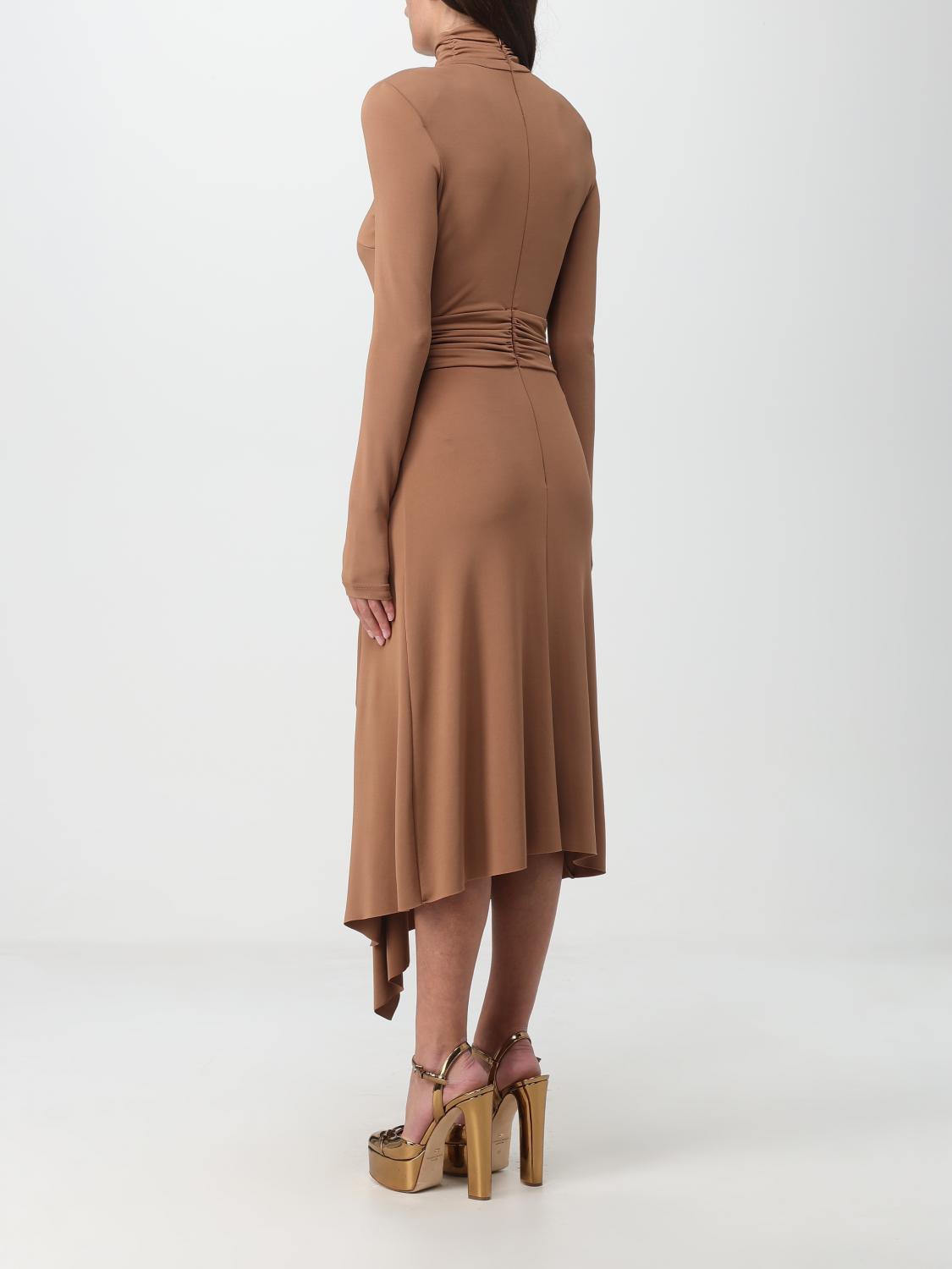 ELISABETTA FRANCHI KLEID: Kleid damen Elisabetta Franchi, Braun - Img 2