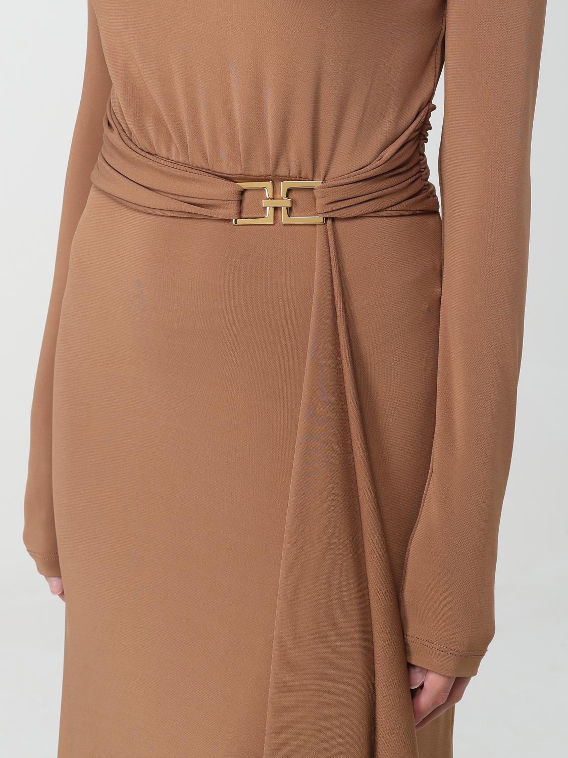 ELISABETTA FRANCHI KLEID: Kleid damen Elisabetta Franchi, Braun - Img 3