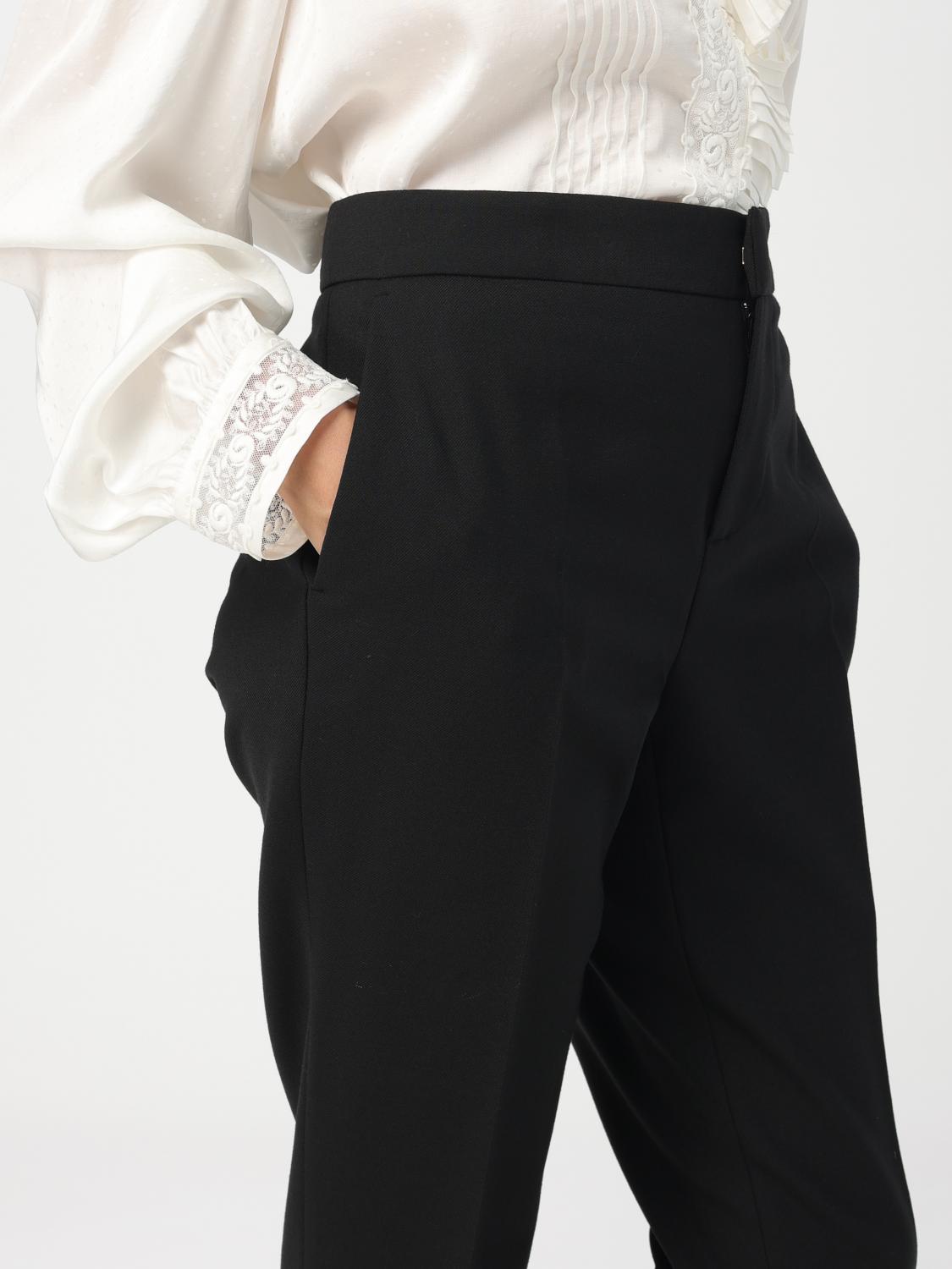 パンツ TWINSET FW23 Wool pants (232TP203FS16050 00006) Twinset Outlet: pants in wool blend - Black | Twinset pants