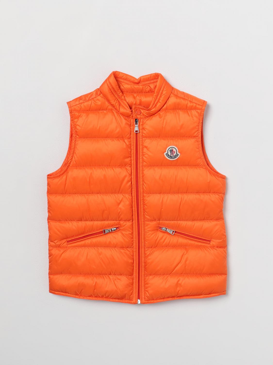 MONCLER WESTE: Pullover kinder Moncler, Orange - Img 1