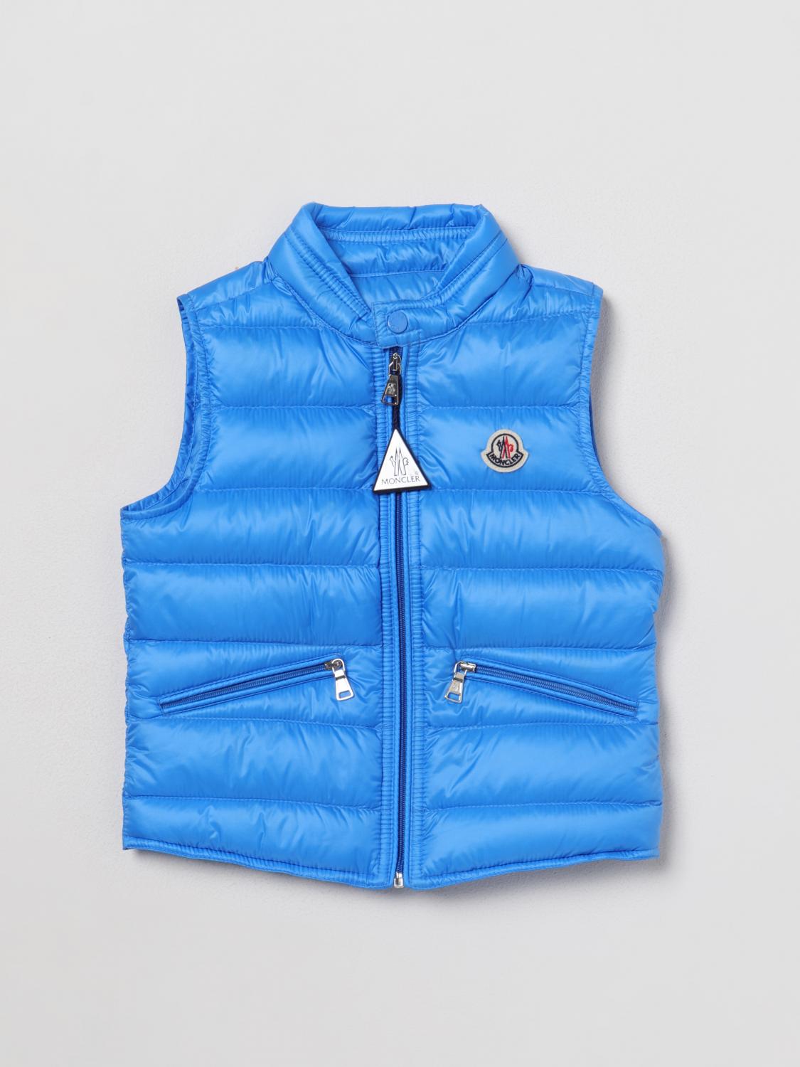 MONCLER WESTE: Pullover kinder Moncler, Royal Blue - Img 1