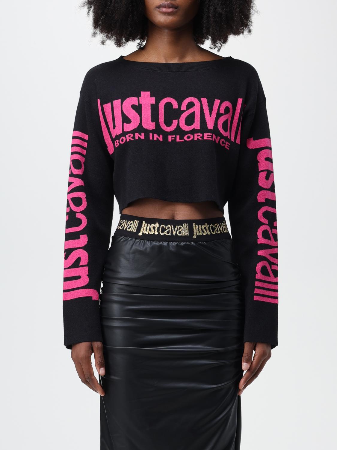 JUST CAVALLI 스웨터: 스웨터 여성 Just Cavalli, 블랙 - Img 1